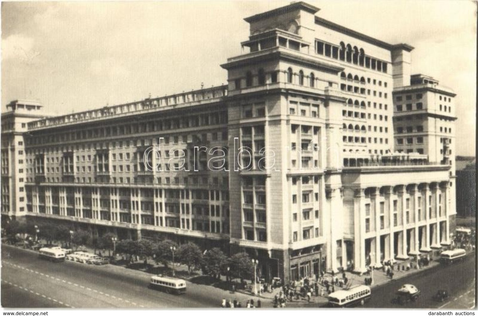 T1/T2 Moscow, Moskau, Moscou; Hotel 'Moskva', Automobiles, Photo - Otros & Sin Clasificación