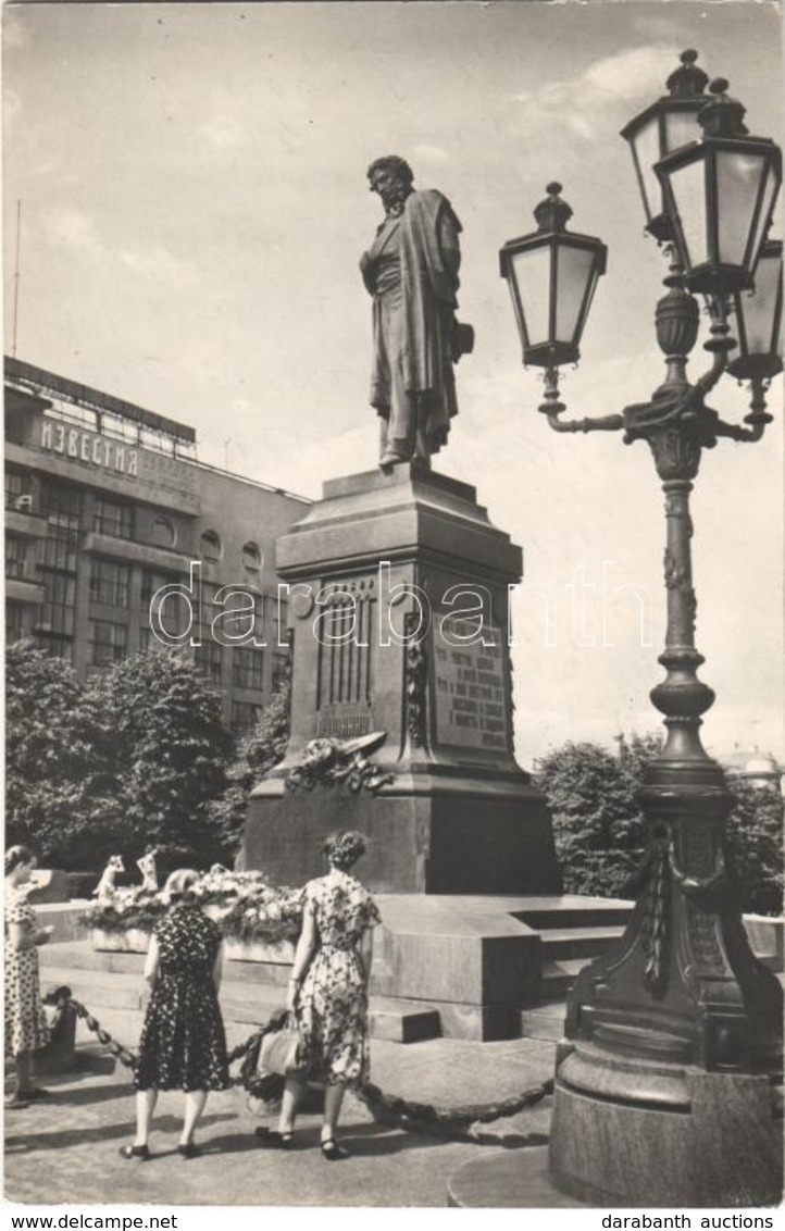 T2 1962 Moscow, Moskau, Moscou; Monument To A. S. Pushkin, Photo - Sonstige & Ohne Zuordnung