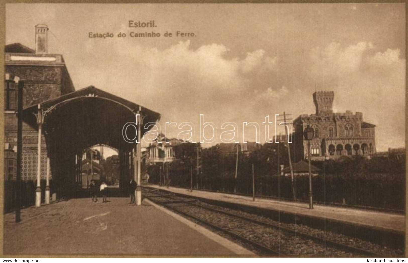 ** T1 Estoril, Estacao Do Caminho De Ferrro / Railway Station - Sonstige & Ohne Zuordnung