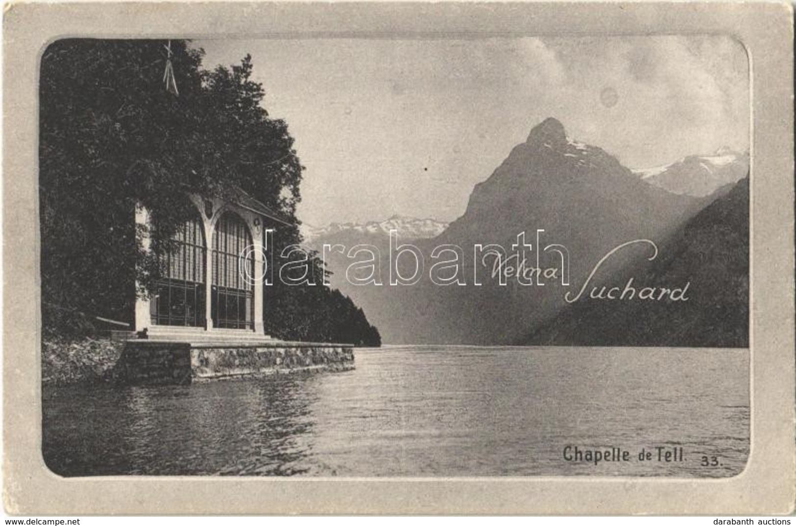 ** T2 Vierwaldstattersee, Lake Lucerne; Chapelle De Tell, Velma Suchard / Chapel, Velma Suchard Chocolate Advertisement - Otros & Sin Clasificación