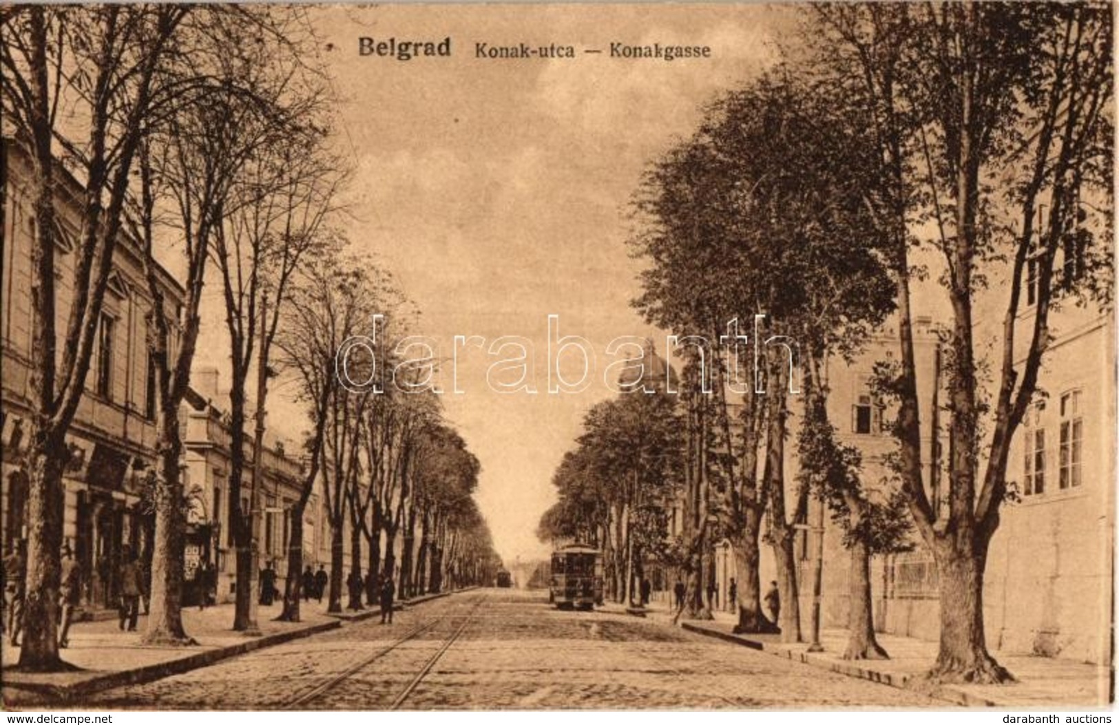 ** T1 Belgrade, Belgrád; Konak Utca, Villamos / Konakgasse / Street, Tram - Sin Clasificación