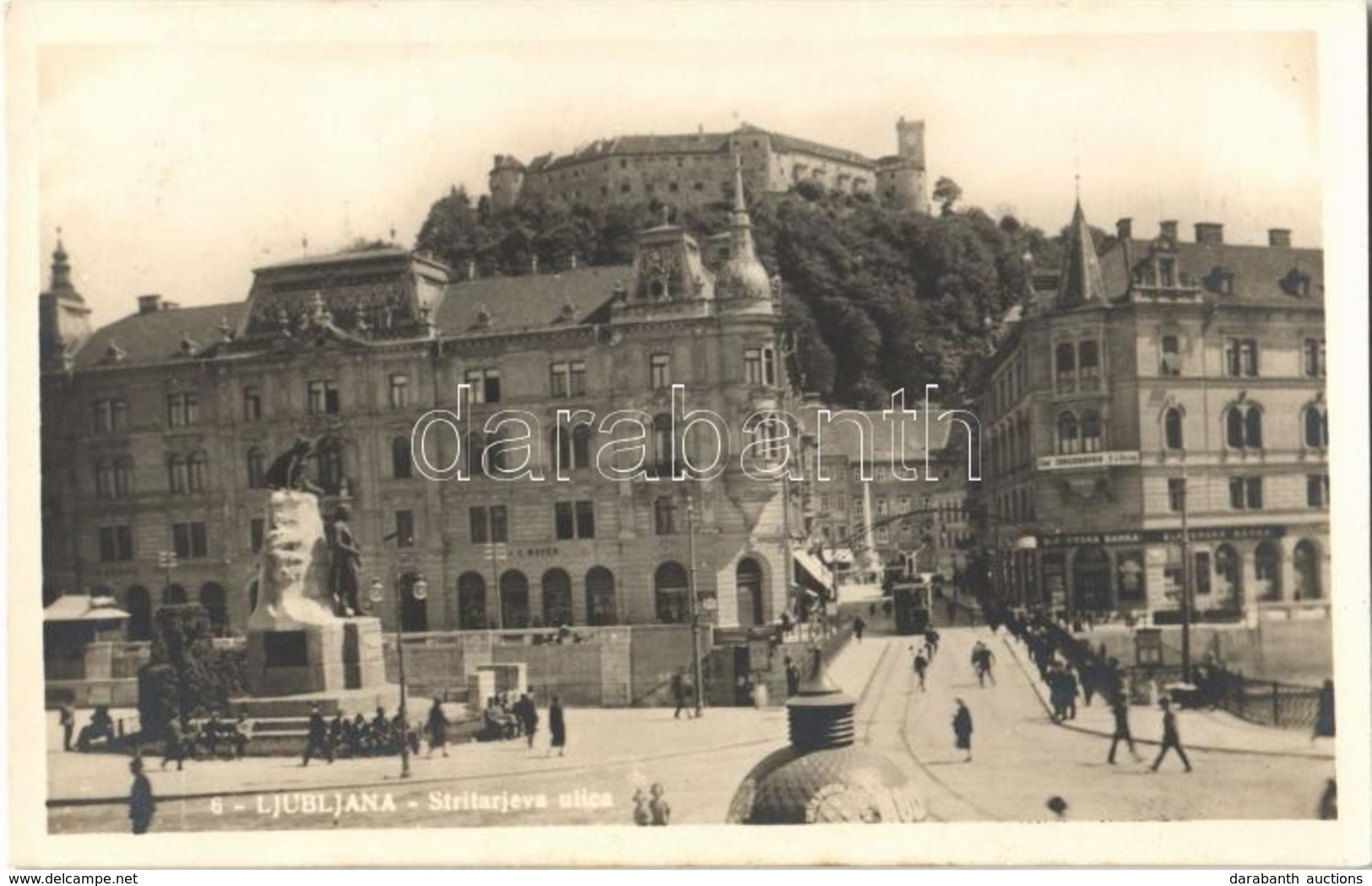 T2 Ljubljana, Laibach; Stritarjeva Ulica / Street, Tram, Bank - Otros & Sin Clasificación