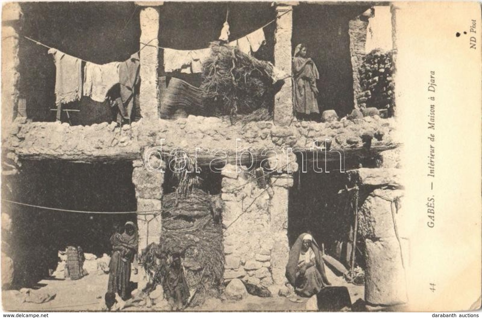 ** T2/T3 Gabes, Intérieur De Maison A Djara / Interior Of A House In Djara, Folklore (EK) - Otros & Sin Clasificación