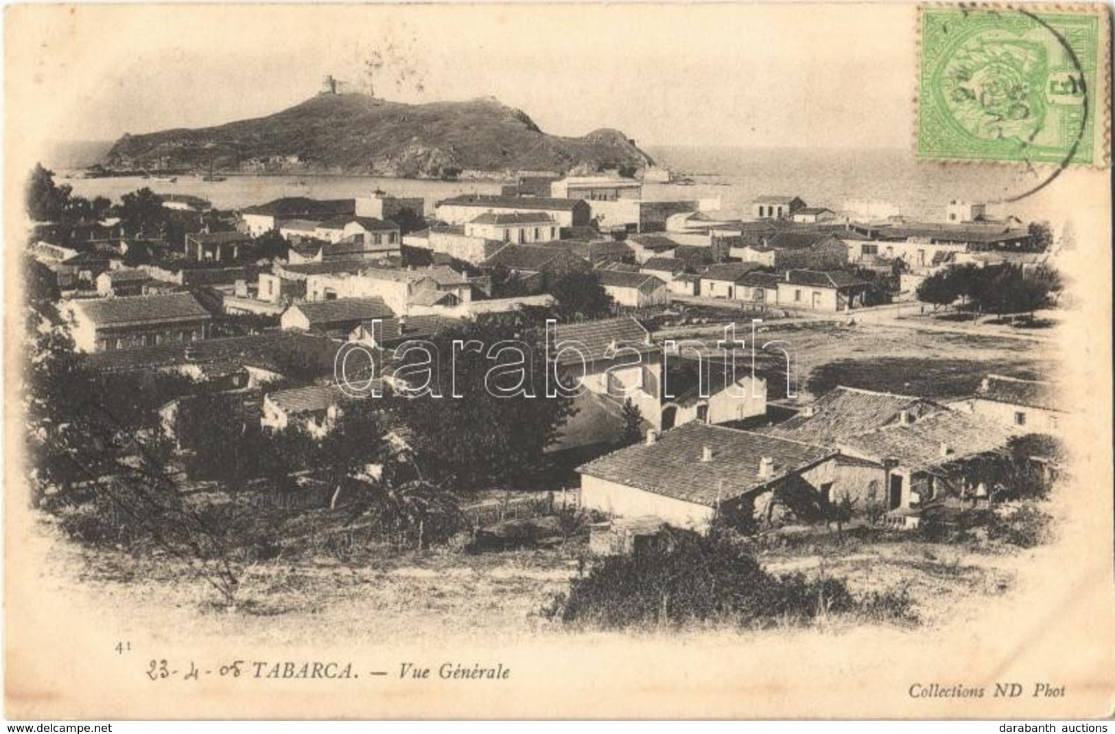 T2 1905 Tabarka, Vue Générale / General View. TCV Card - Otros & Sin Clasificación