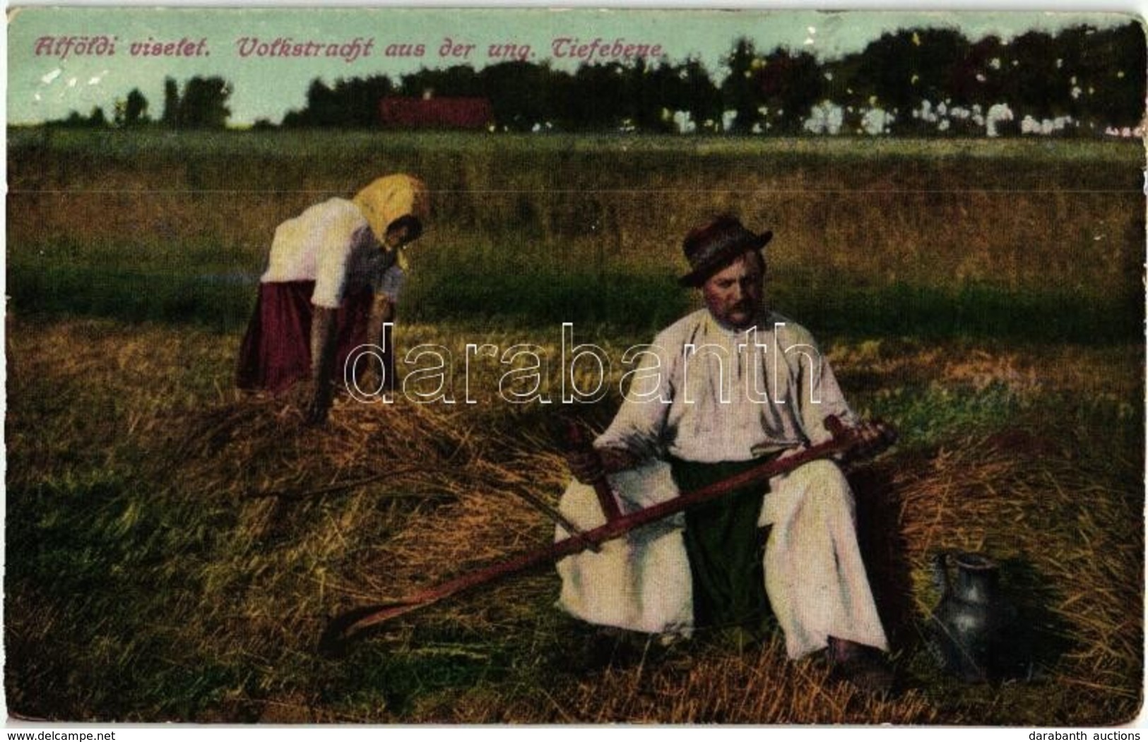 * T2 Alföldi Viselet / Volkstracht Aus Der Ungarische Tiefebene / Hungarian Folklore From Alföld - Sin Clasificación