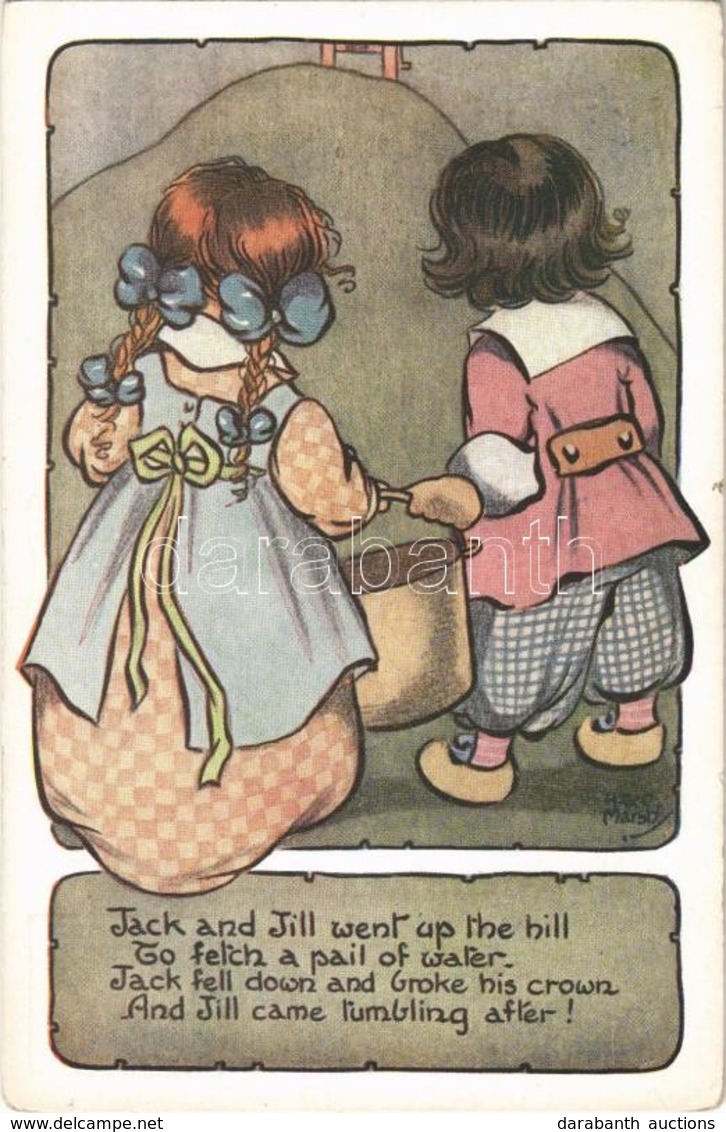 ** T2 'Jack And Jill Went Up The Hill...', Nursery Rhyme, Children, C. W. Faulkner & Co. Series 1234. S: H. G. C. Marsh - Sin Clasificación