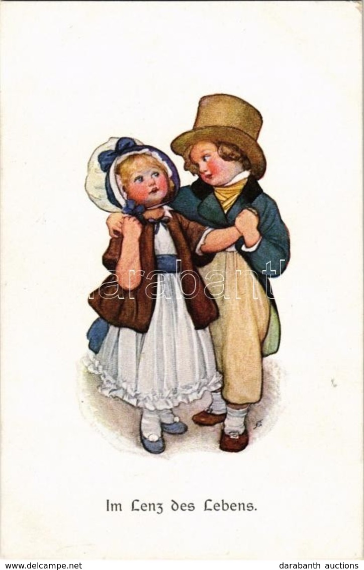 ** T1 Im Lenz Des Lebens / Children Art Postcard. M. Munk Wien Nr. 1111. - Sin Clasificación