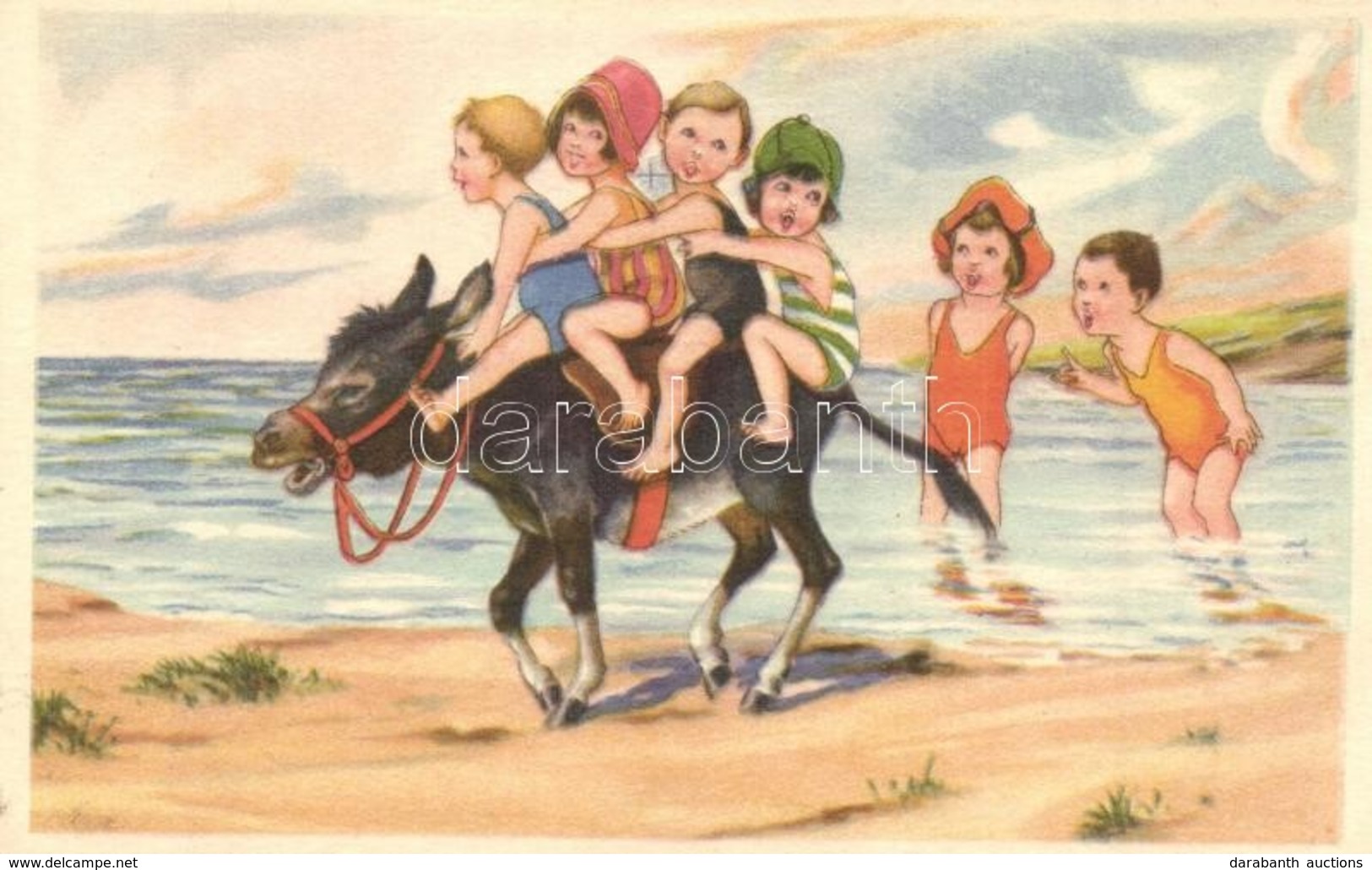 * T2 Children On The Beach. W.S.S.B 9691/3. - Sin Clasificación