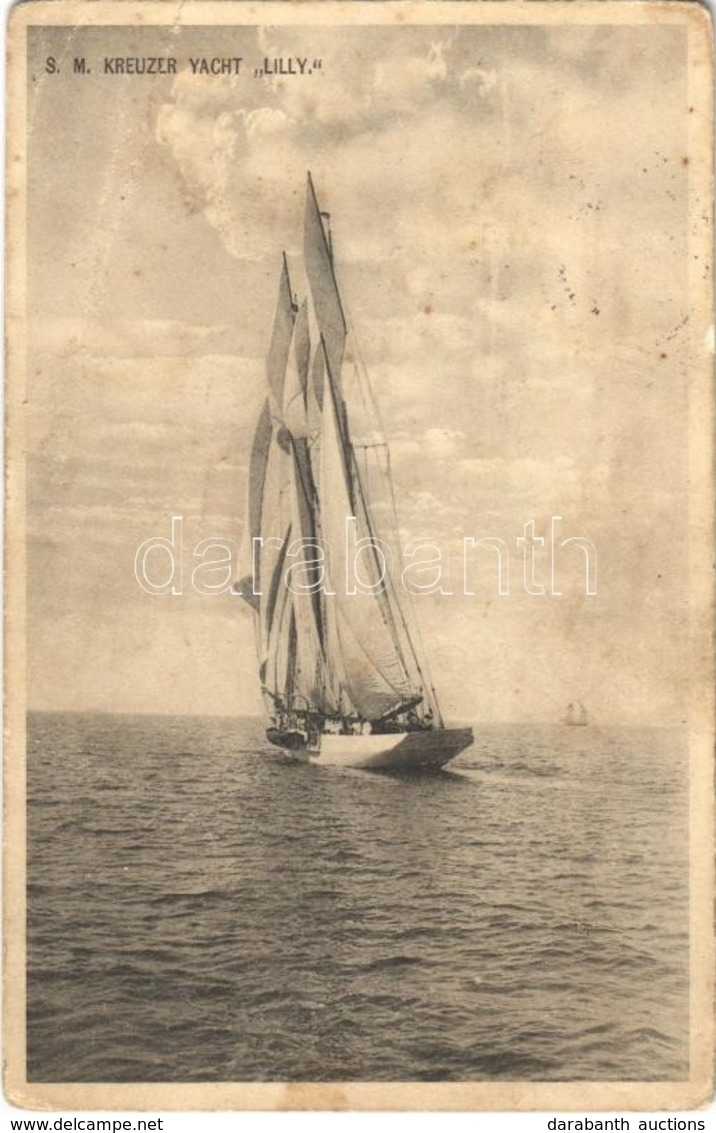 * T3 1914 'Lilly' Az Osztrák-Magyar Haditengerészet Vitorlás Jachtja / Kreuzeryacht Lily. K.u.K. Kriegsmarine / WWI Aust - Ohne Zuordnung