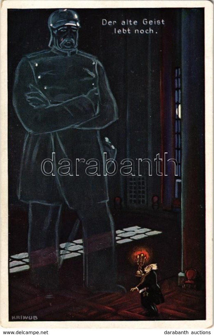 ** T2 Der Alte Geist Lebt Noch / WWI German Military Art Postcard. Novitas No. 247. S: Kirwub - Sin Clasificación