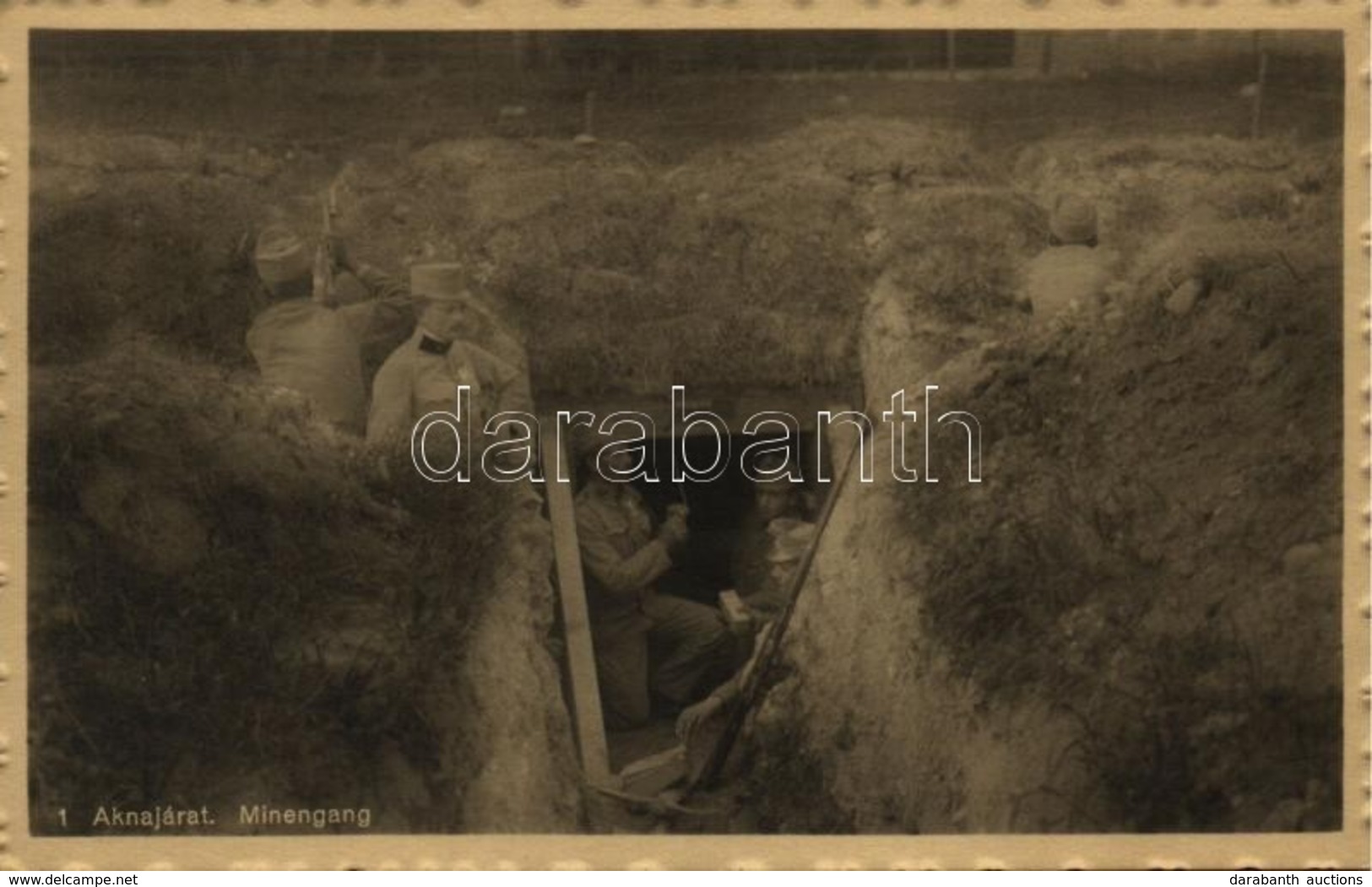 ** T1 Aknajárat / Minengang / / WWI K.u.K. (Austro-Hungarian) Military, Mine Entry - Ohne Zuordnung