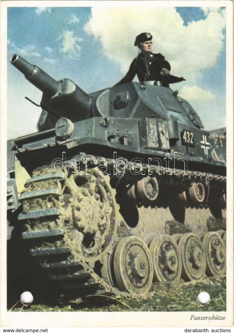 T4 Panzerschütze. Verlag Carl Werner 2937. / WWII German Military, Tank (punched Holes) - Ohne Zuordnung