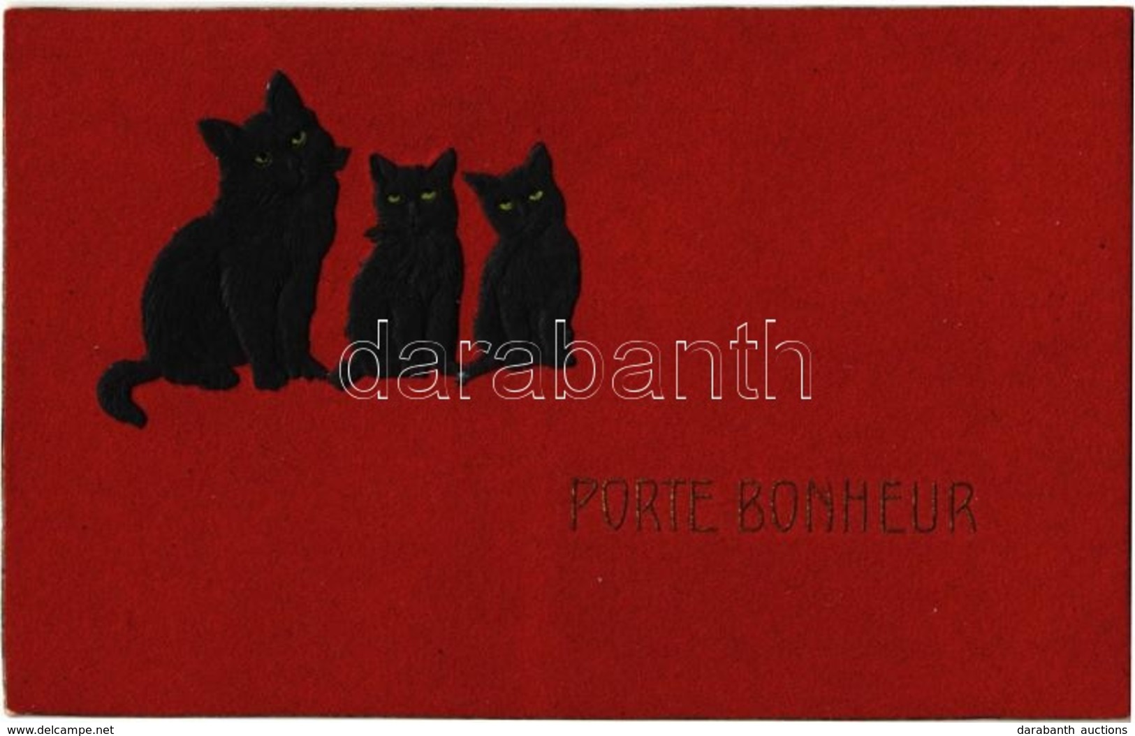 * T2/T3 Porte Bonheur / Black Cats, Emb. - Ohne Zuordnung