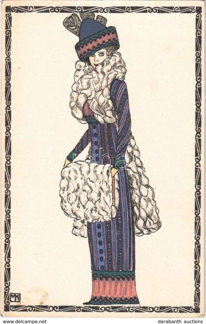 ** T1 Mode / Art Nouveau Lady Fashion. Wiener Werkstätte No. 310. S: Mela Koehler - Sin Clasificación