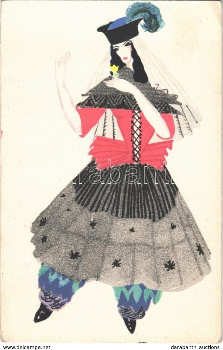 ** T2/T3 Mode / Art Nouveau Lady Fashion. Wiener Werkstätte Nr. 881. S: Maria Likarz (EK) - Sin Clasificación