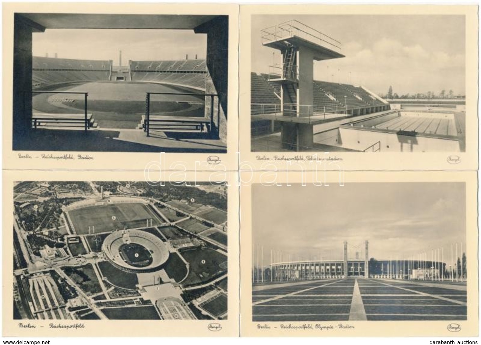 ** 1936 Berlin Reichssportfeld / Olympic Stadium - 8 Unused Postcards - Sin Clasificación