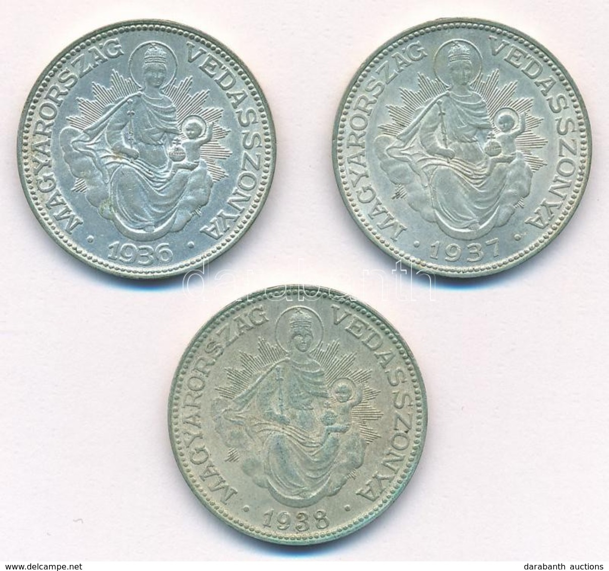 1936-1938. 2P Ag 'Madonna' (3xklf) T:1-,2
Adamo P7 - Sin Clasificación