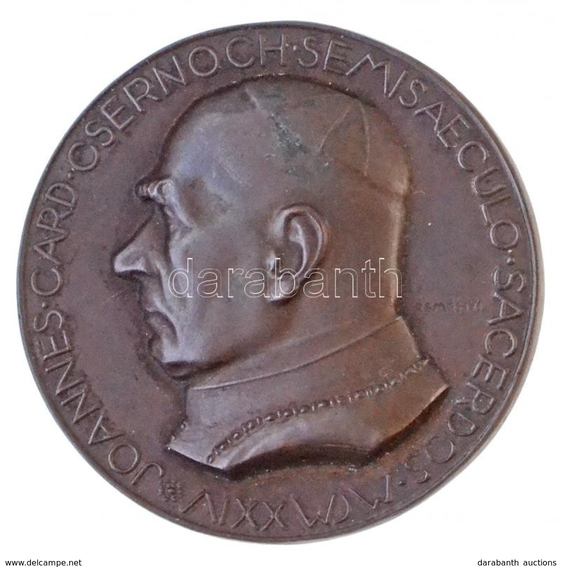 Reményi József (1887-1977) 1924. 'Csernoch János Esztergomi érsek Papi Felszentelése' Br Emlékérem (34mm) T:1-,2
HP 4311 - Sin Clasificación