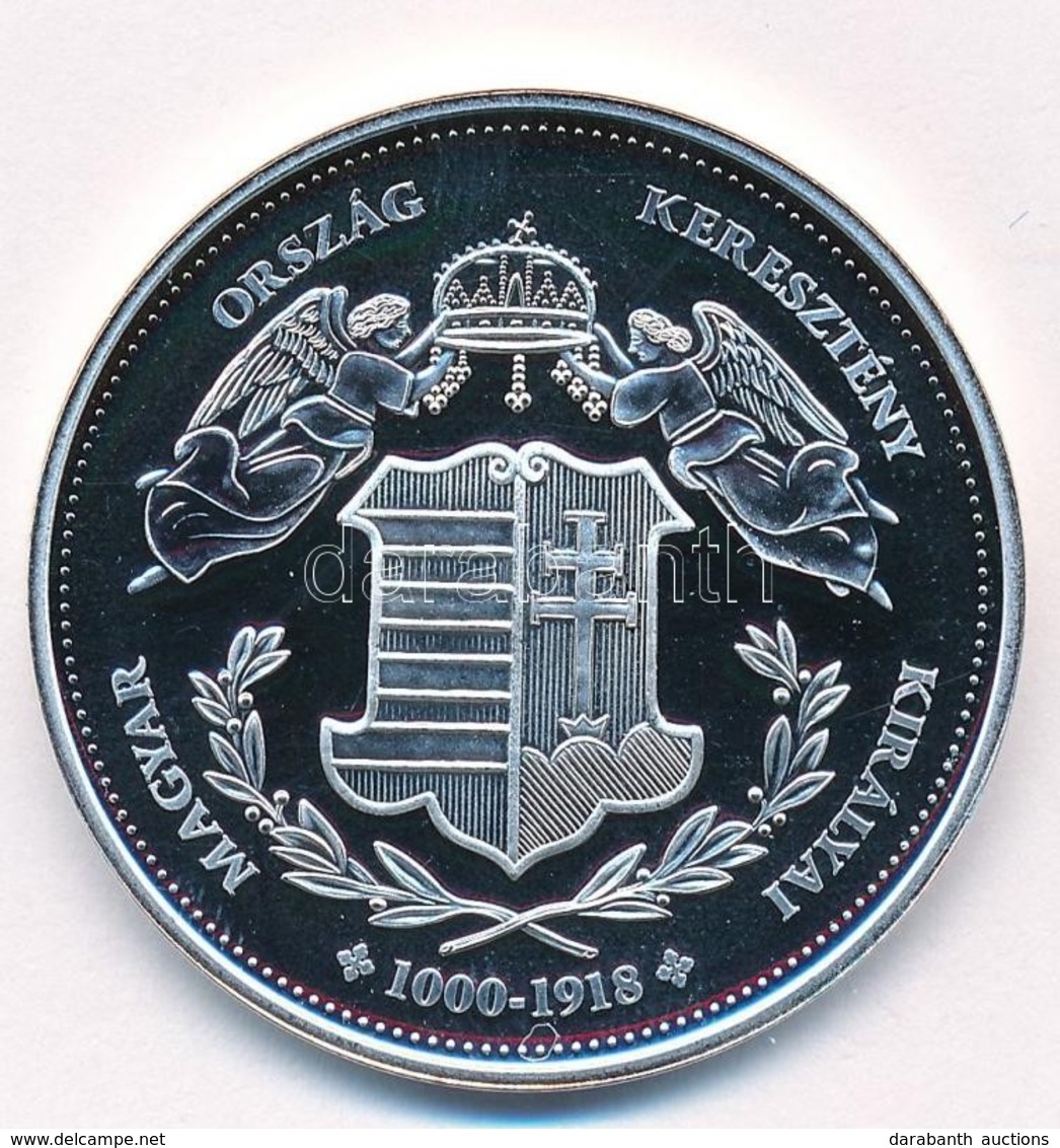 DN 'Magyarország Keresztény Királyai / II. Ferdinánd 1619-1637' Ag Emlékérem (20,79g/0.333/39mm) T:PP - Ohne Zuordnung