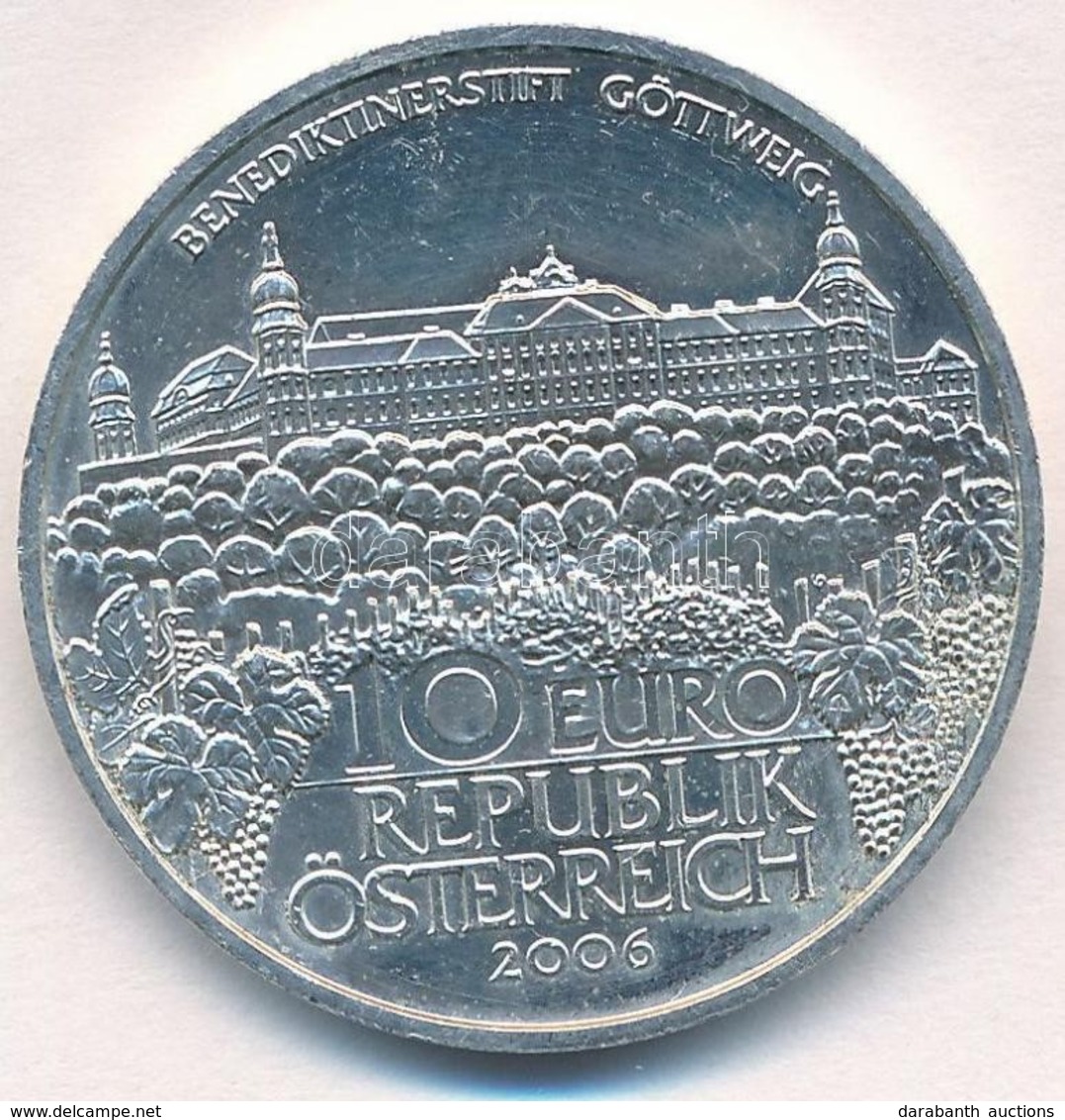 Ausztria 2006. 10E Ag 'Gottweig Apátság' T:1
Austria 2006. 10 Euro Ag 'Gottweig Abbey' C:UNC 
Krause KM#3137 - Sin Clasificación