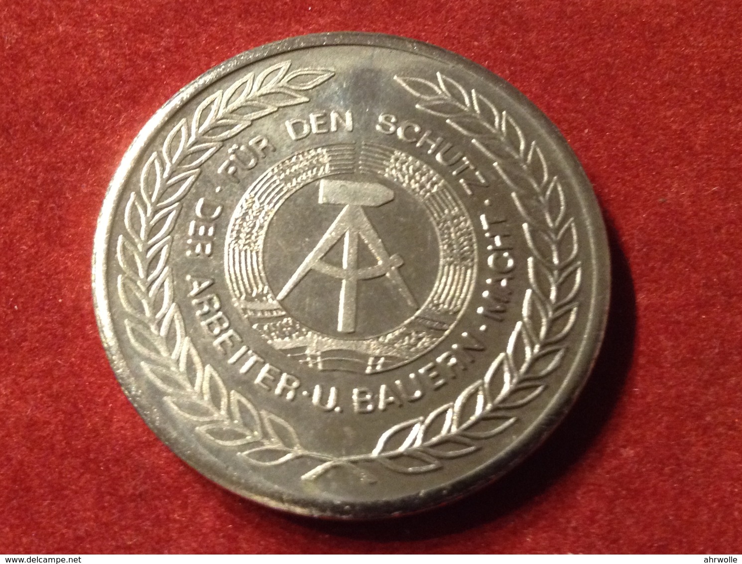 Medaille DDR Militärtechnische Schule Erich Habersaath O.D. - RDA