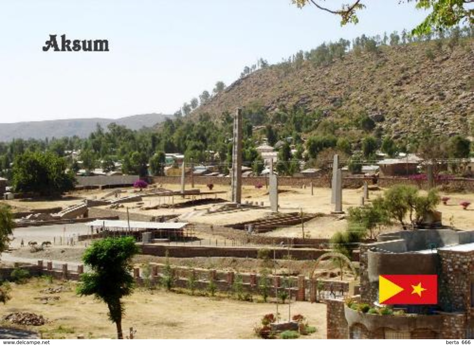 Ethiopia Axum Stelae Park UNESCO New Postcard Äthiopien AK - Äthiopien