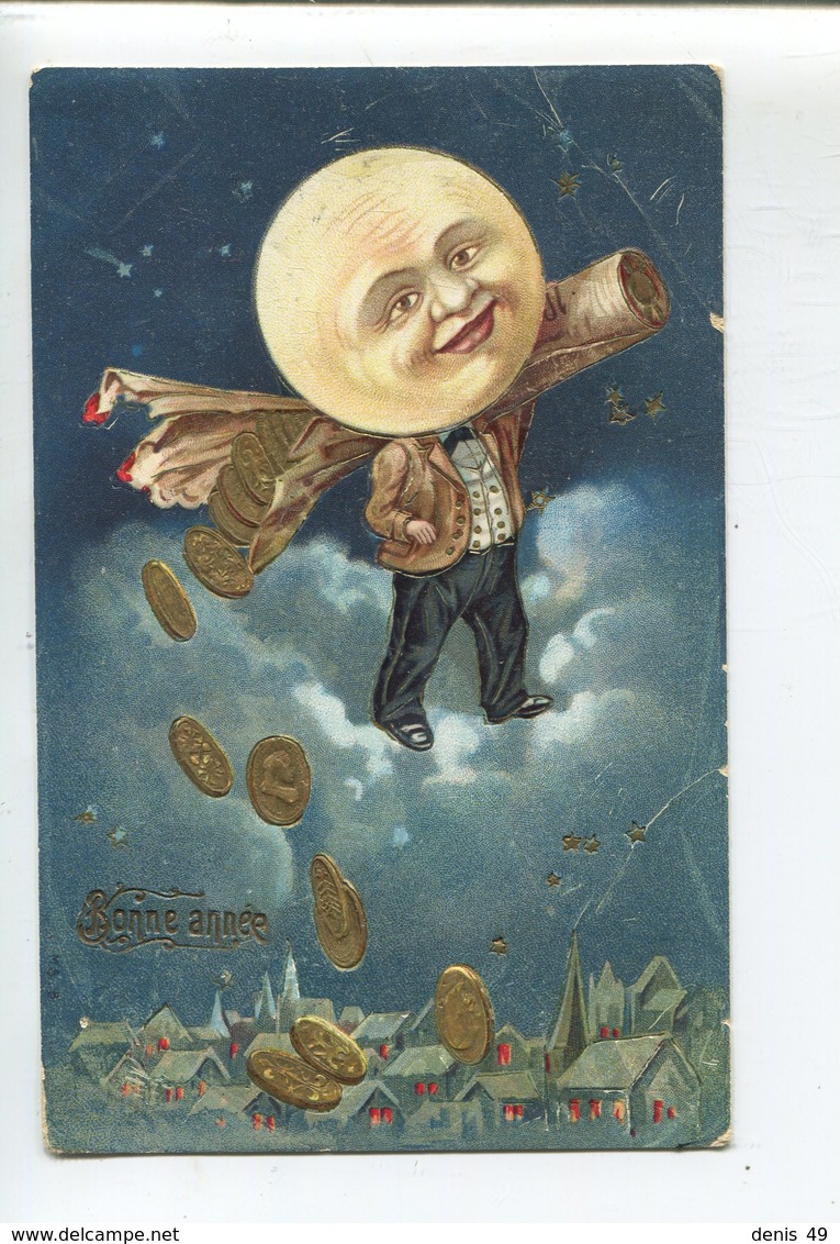 Monnaie Lune Habillée Illustrateur - 1900-1949