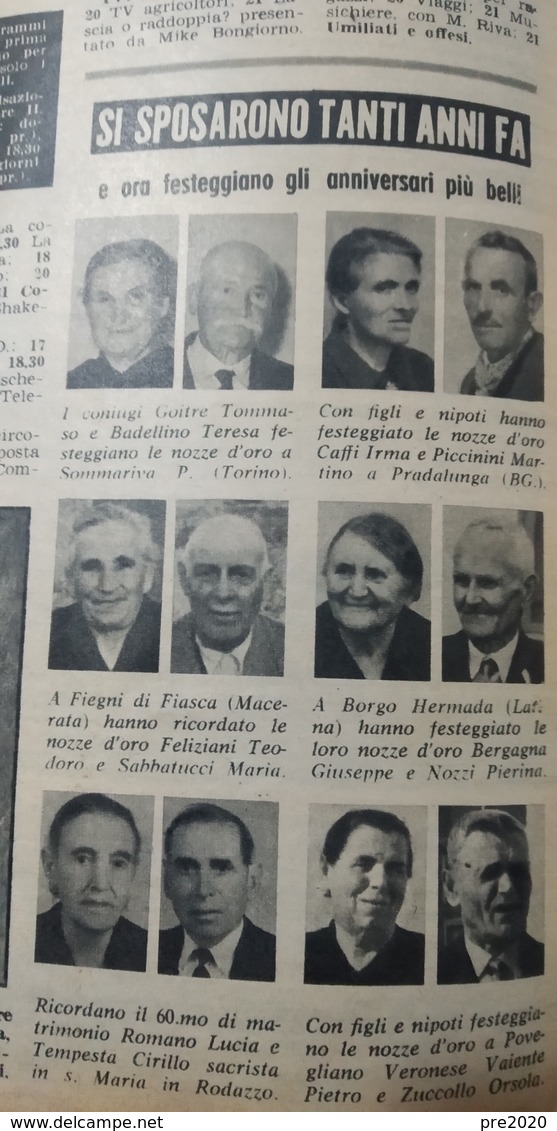 FAMIGLIA CRISTIANA 1958 PIAZZA AL SERCHIO LUCCA PRADALUNGA POVEGLIANO BORGO HERMADA FIEGNI DI FIASTRA - Altri & Non Classificati