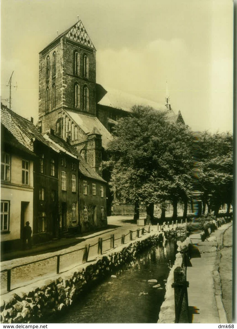 AK GERMANY - WISMAR - NIKOLAIKIRCHE - FOTO VOLSTER - 1950s (5917) - Wismar