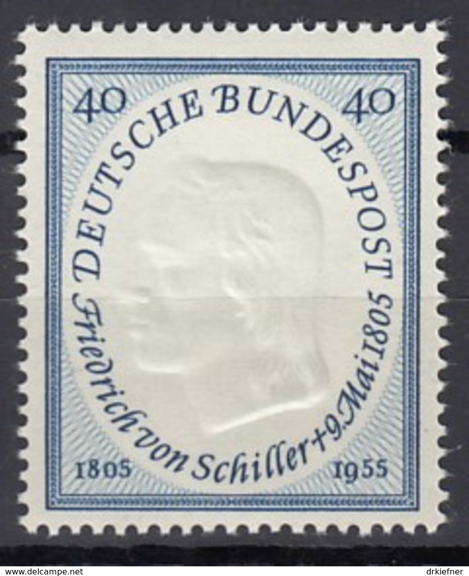 BRD  210, Postfrisch **, Friedrich Schiller, 1955 - Ungebraucht