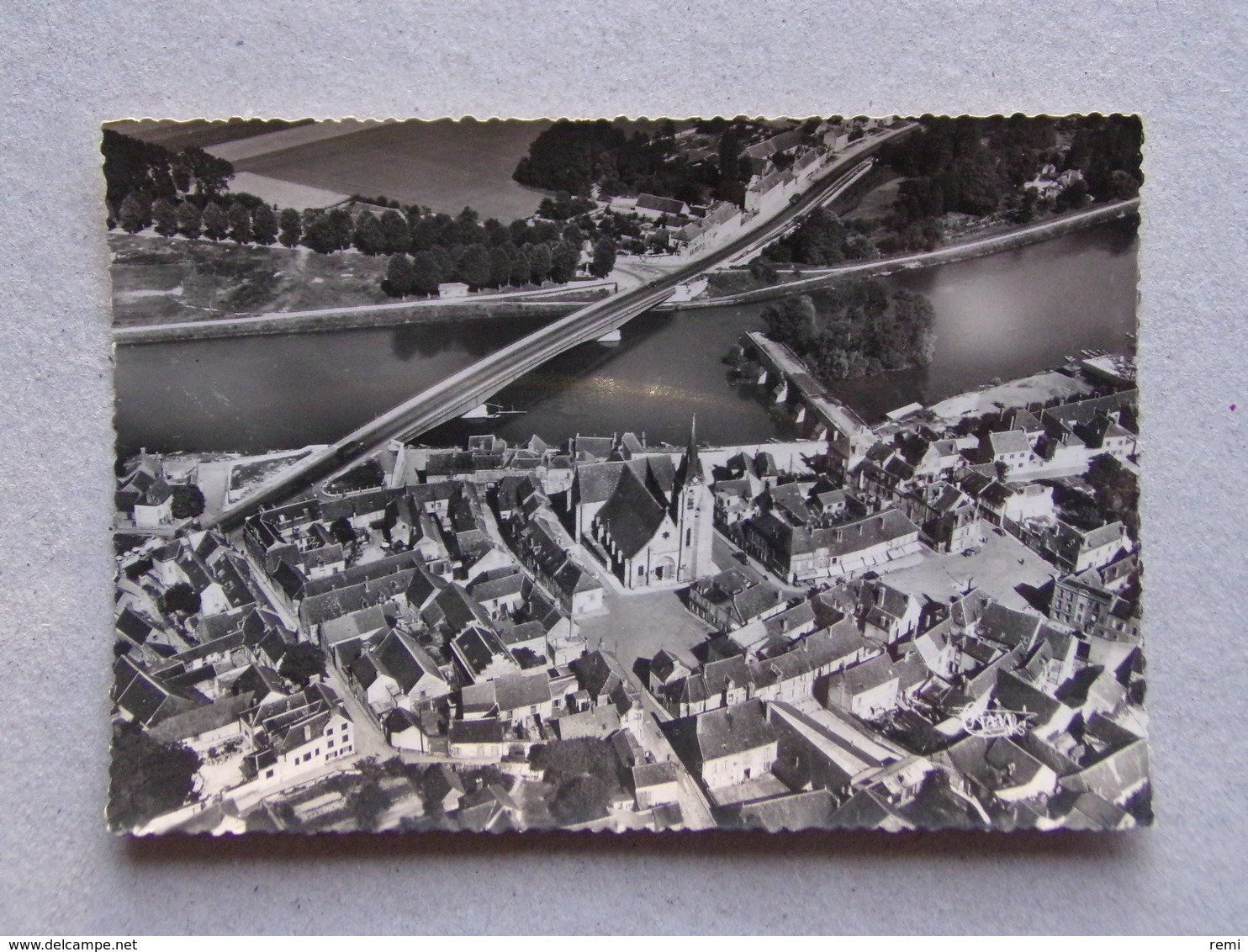 89 PONT-Sur-YONNE La Rivière Le Nouveau Pont De La RN6 L'ancien Détruit En 1940 - Pont Sur Yonne