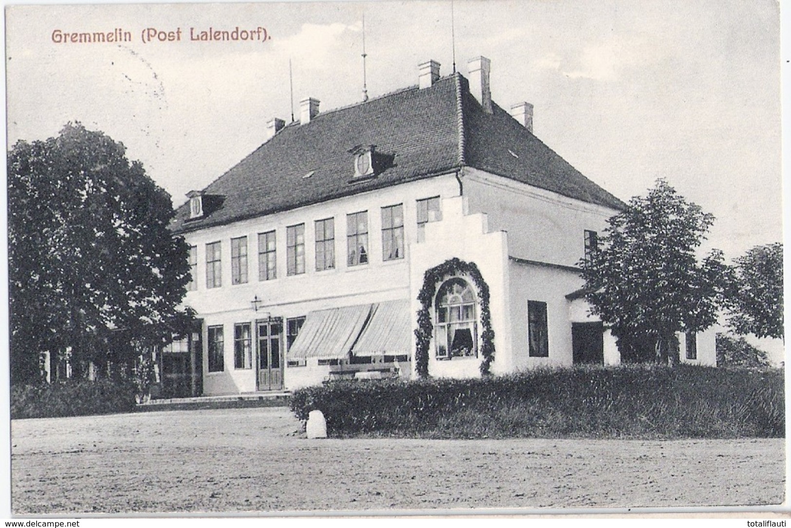 GREMMELIN Post Lalendorf Gutshaus Autograf Adel Besitzer An Von Michael Gelaufen 3.2.1913 - Teterow