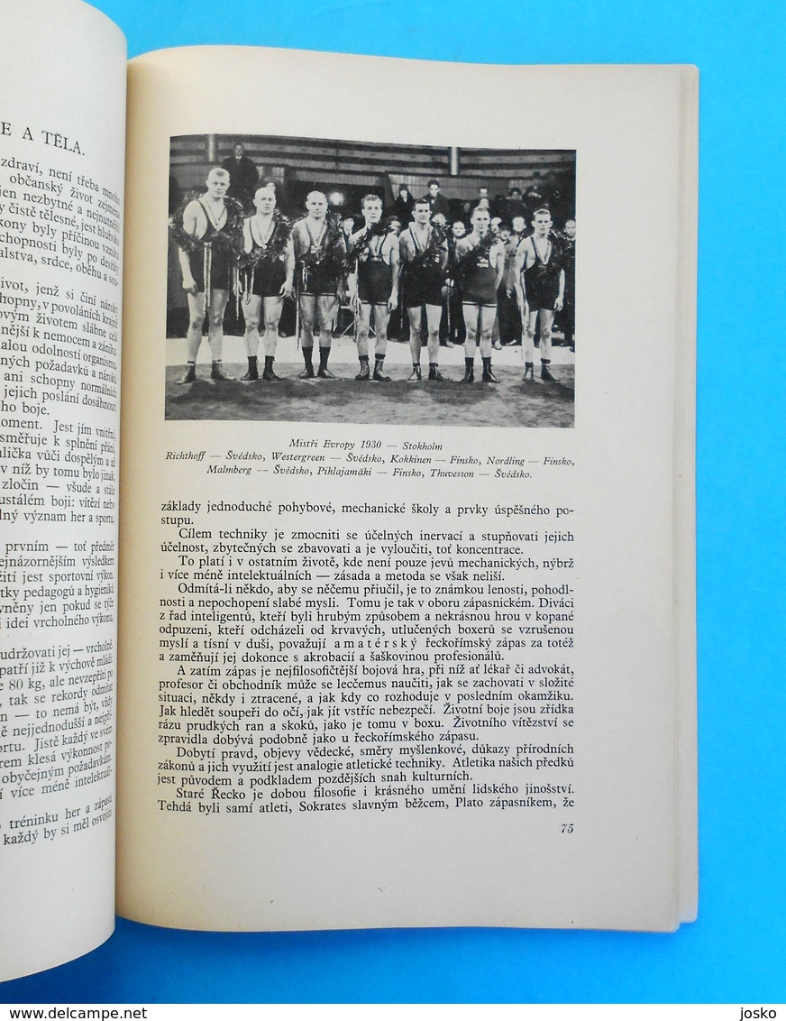1931 GRECO-ROMAN EUROPEAN WRESTLING CHAMPIONSHIPS orig. vintage programme * Lutte Gréco-Romaine ringen lotta lucha RRRR