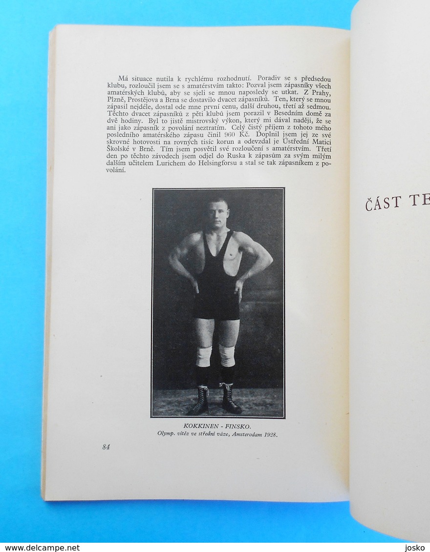 1931 GRECO-ROMAN EUROPEAN WRESTLING CHAMPIONSHIPS orig. vintage programme * Lutte Gréco-Romaine ringen lotta lucha RRRR