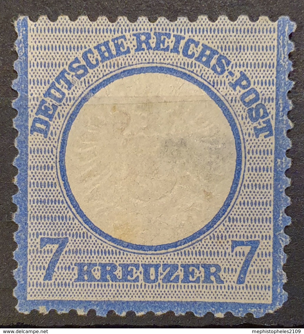 DEUTSCHES REICH 1872 - MLH - Mi 26 - 7kr - Grosses Brustschild - Neufs