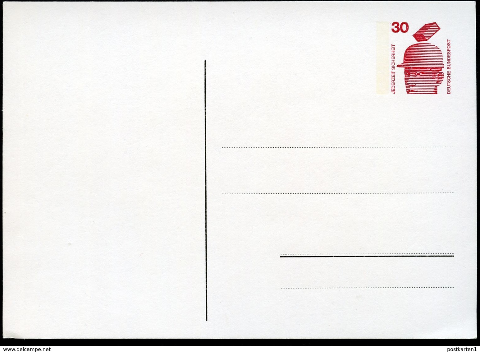 Bund PP68 A2/002 Privat-Postkarte 1977  NGK 4,00 € - Private Postcards - Mint