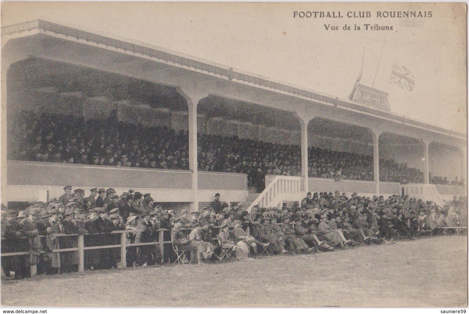 CP ROUEN FOOTBALL CLUB Rouennais Vue De La Tribune - Rouen