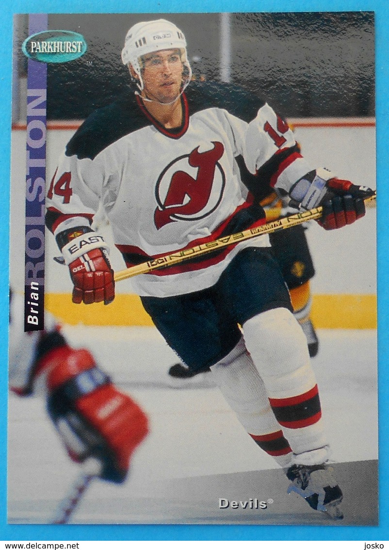 1994-95 Parkhurst Ice Hockey BRIAN ROLSTON Usa Boston Bruins New Jersey Devils Colorado Avalanche New York Islanders - 1990-1999