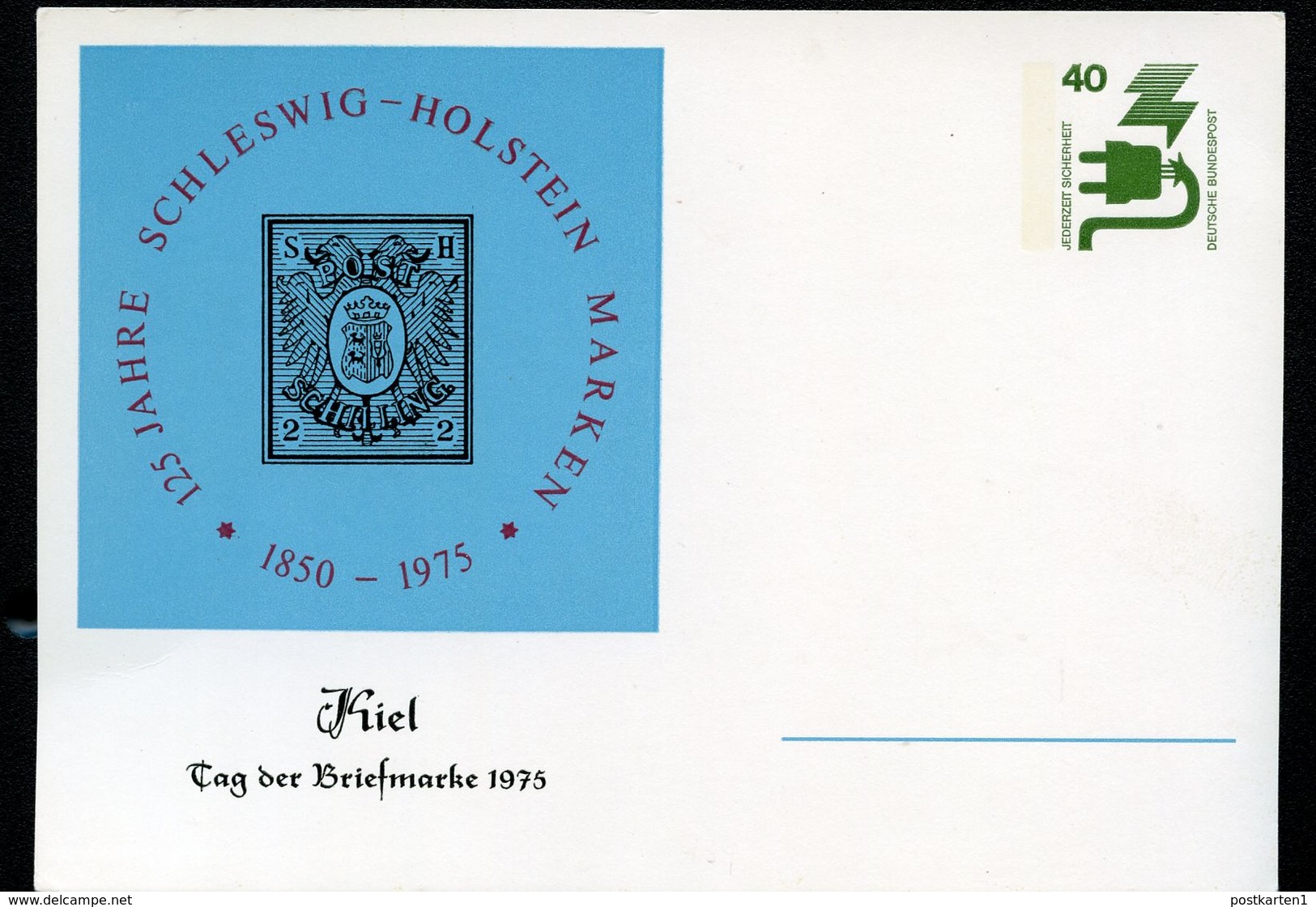 Bund PP69 C2/007-I  BRIEFMARKE SCHLESWIG-HOLSTEIN #2 KIEL 1975  NGK 3,00 € - Private Postcards - Mint