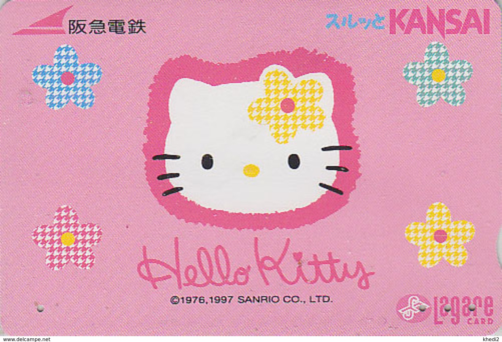 Carte Prépayée Japon - Comics - CHAT HELLO KITTY - CAT Japan Prepaid Lagare Card - KATZE - 5050 - BD