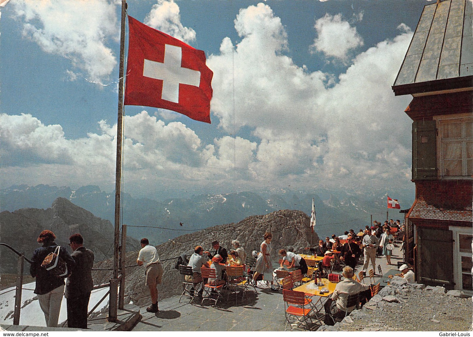 Im Alpstein Schweiz Säntisgipfel - Churfisten - Berghotel Säntis (10 X 15 Cm) - Otros & Sin Clasificación