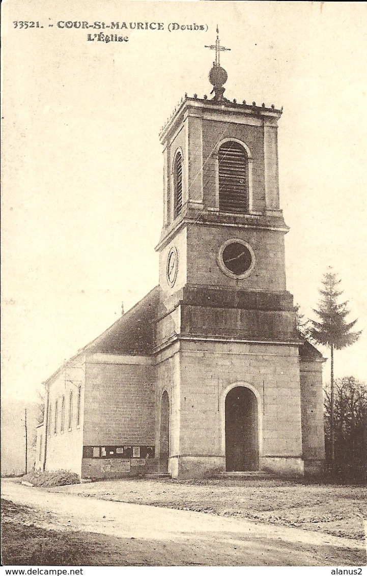 COUR St MAURICE - 25 - Doubs - L'EGLISE - Otros & Sin Clasificación