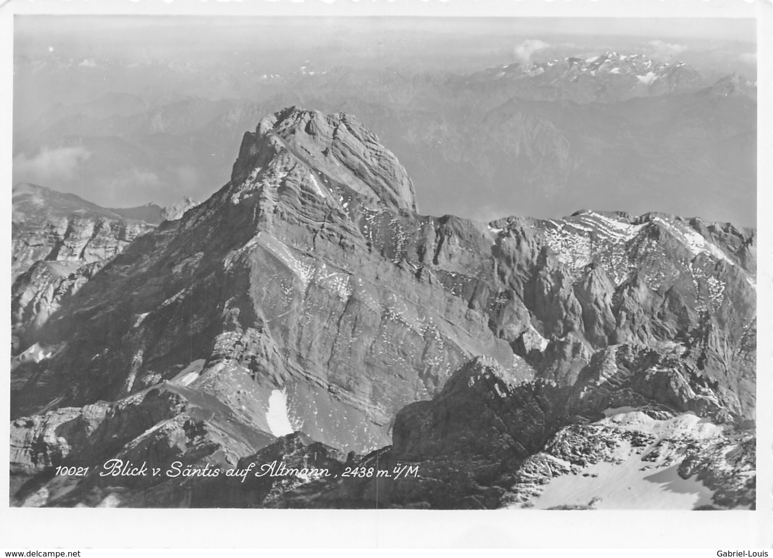 Blick V. Säntis Auf Altmann (10 X 15 Cm) - Other & Unclassified