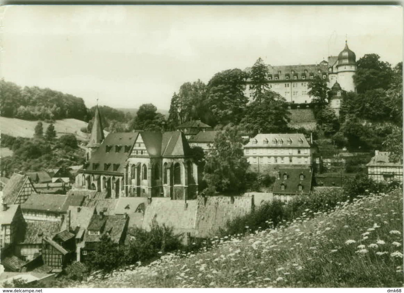 AK GERMANY - LUFTKURORT  STOLBERG HARZ - BLICK ZUM SCHLOB - VINTAGE POSTCARD  (5950) - Stolberg (Harz)