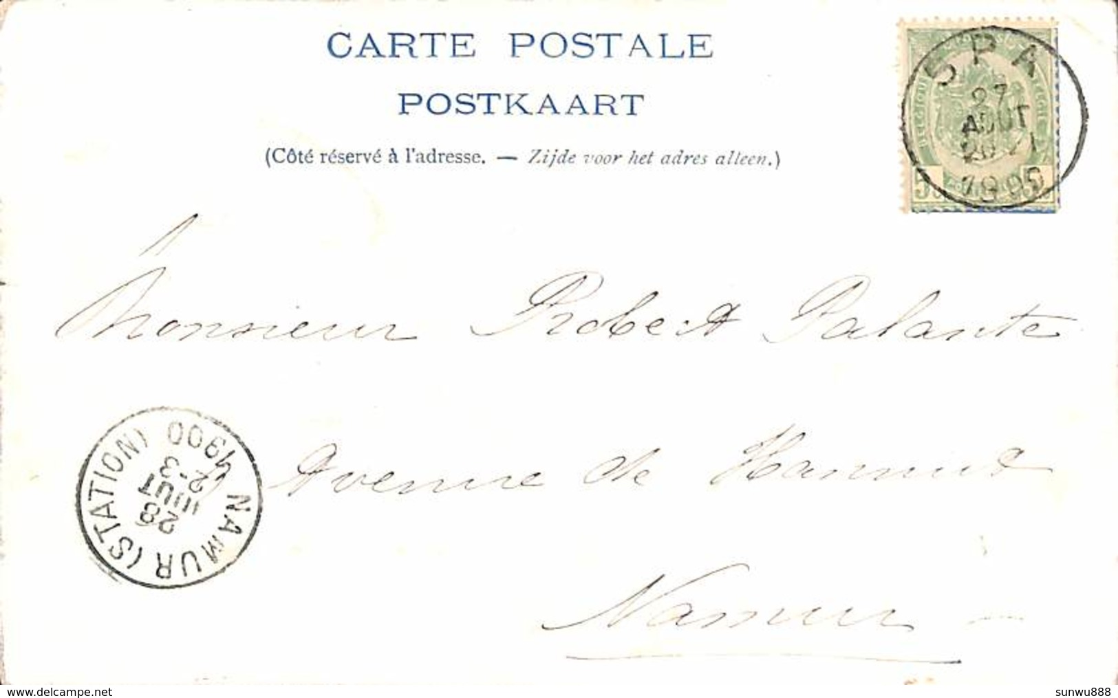 Spa - Source De Barissart - Litho Précurseur Colorisée Papeterie Engel 1900 - Spa