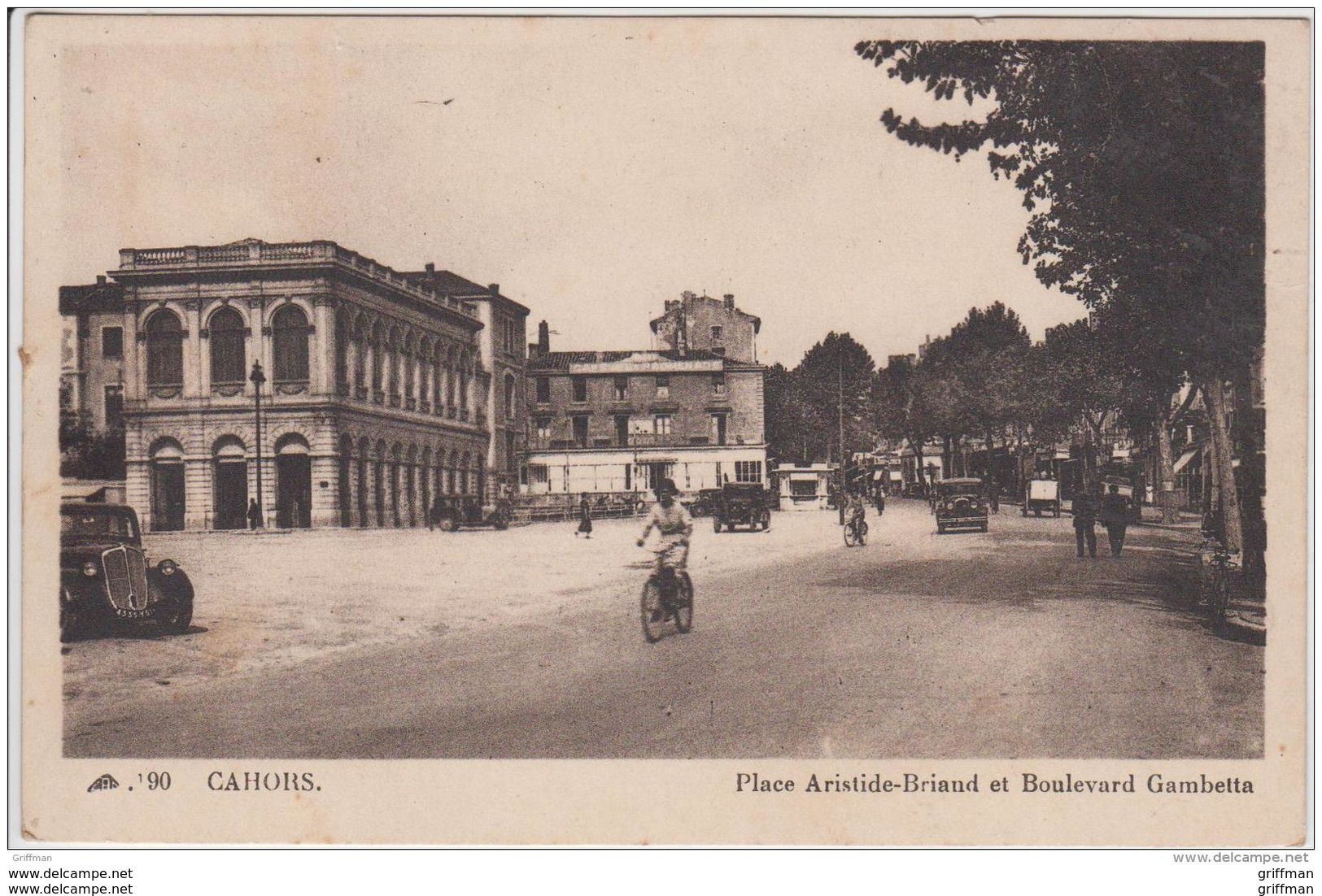 CAHORS PLACE ARISTIDE BRIAND ET BOULEVARD GAMBETTA ANIMEE TBE - Cahors