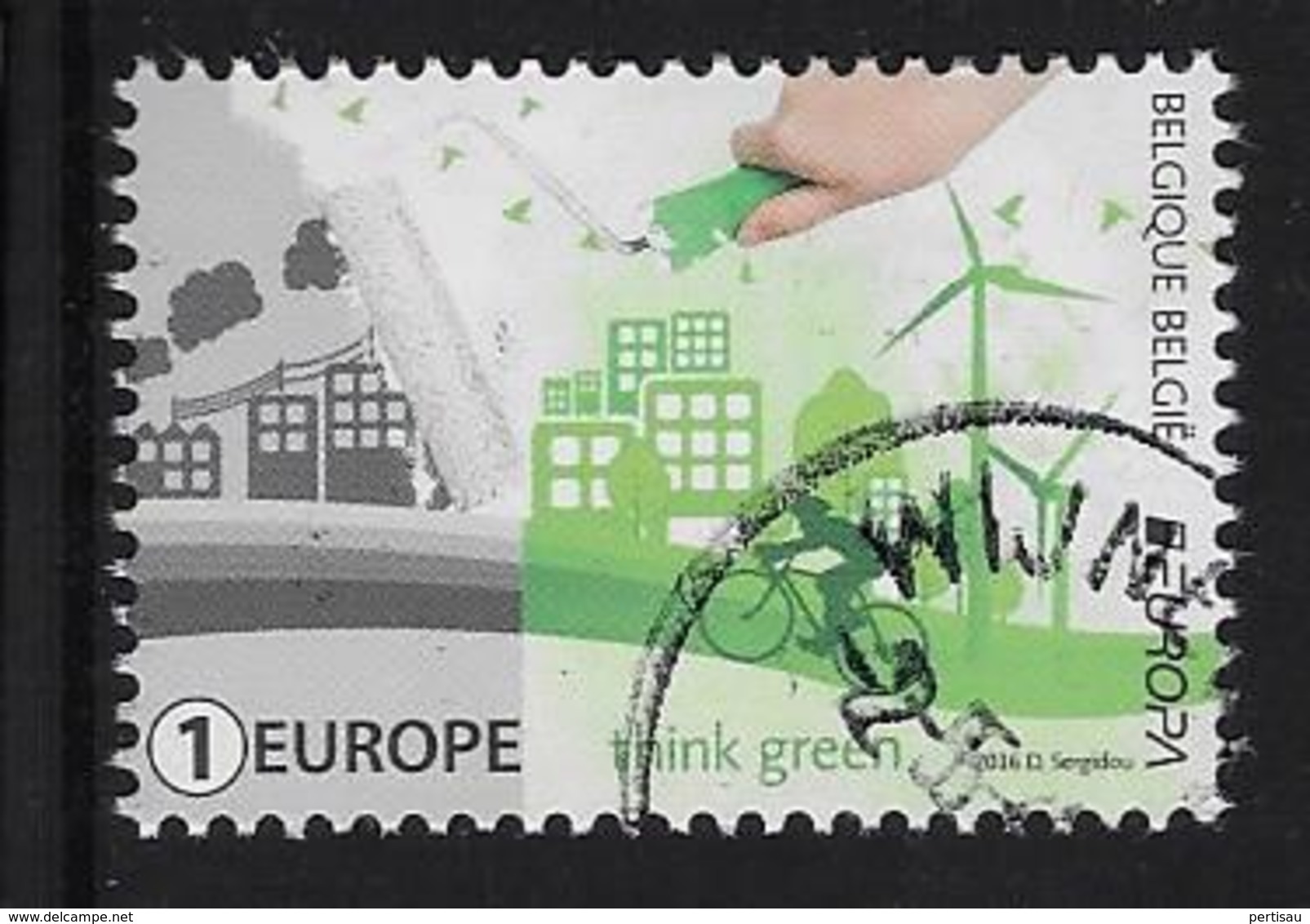 Think Green Europa Cept - Oblitérés