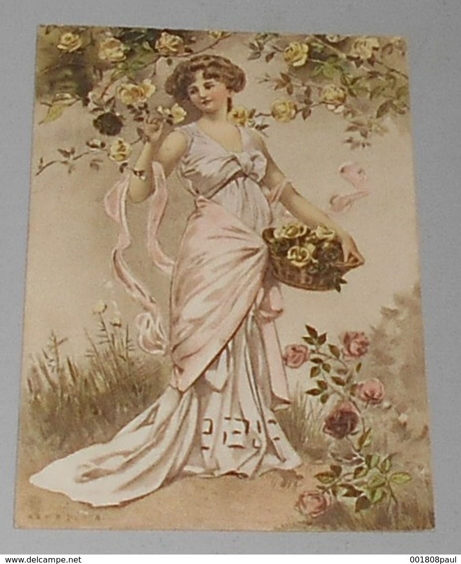 Fantaisie Femme Qui Cueille Des Roses :::: Robes - Fleurs Panier ---------516 - Mujeres