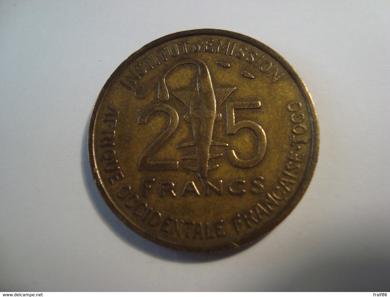 MONNAIE TOGO 25 FRANCS 1957 - Togo