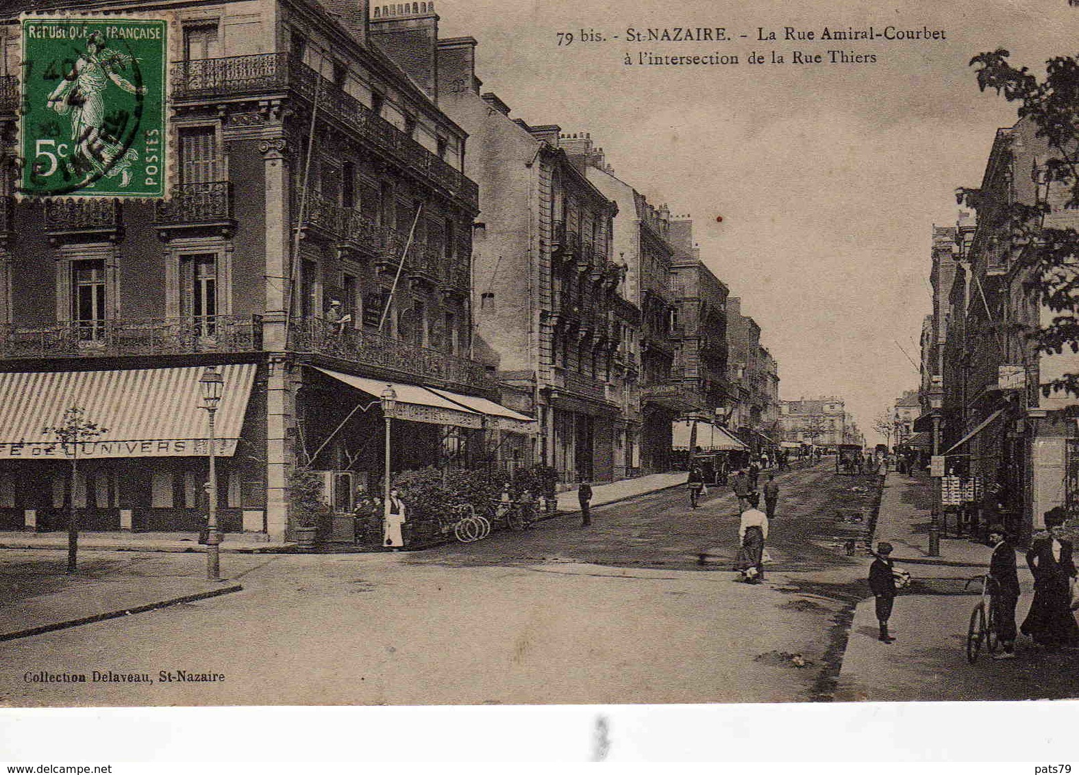 SAINT -NAZAIRE  - La Rue Amiral Courbet............................. - Saint Nazaire